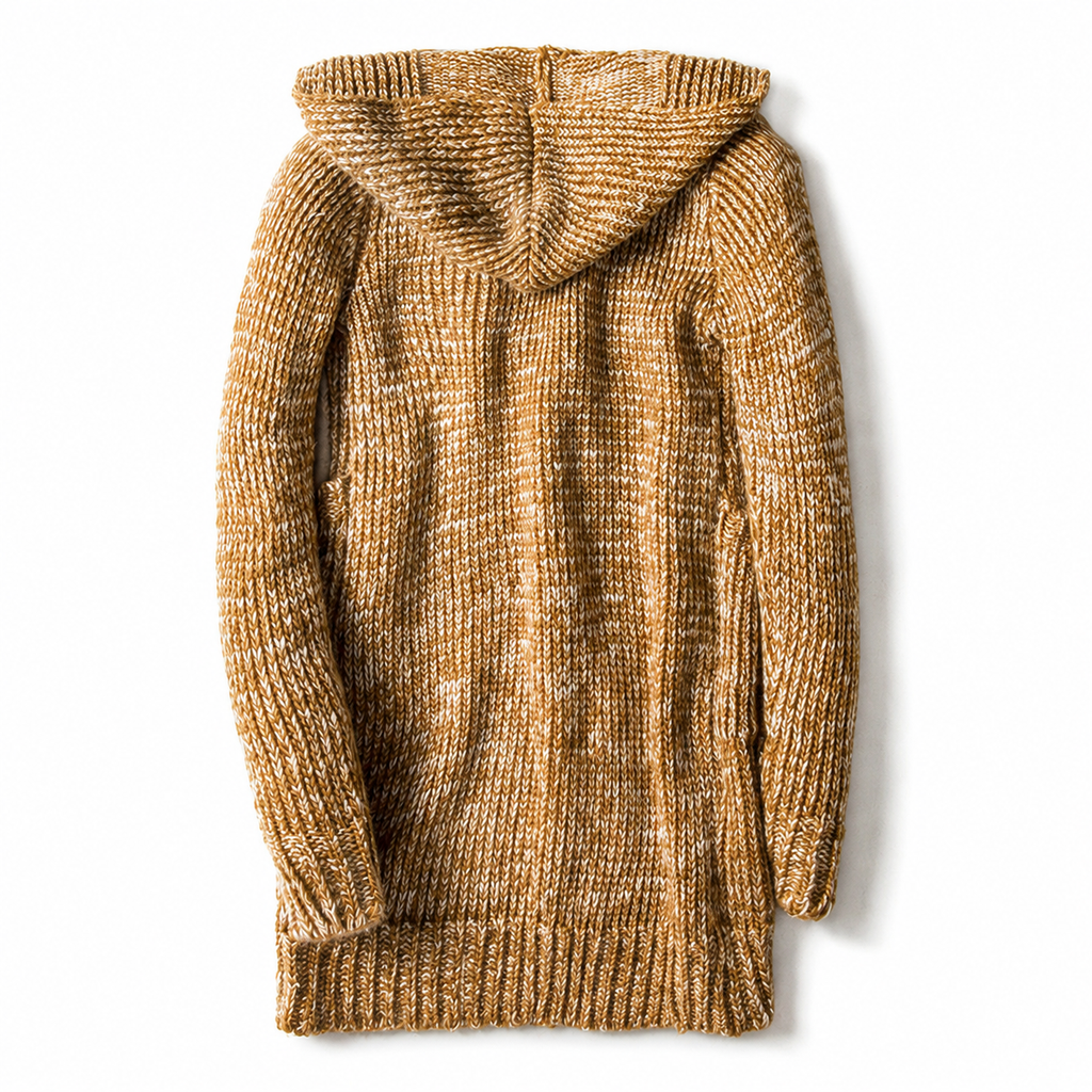 Fenwick Men's Hooded Wool-Blend Toggle Cardigan