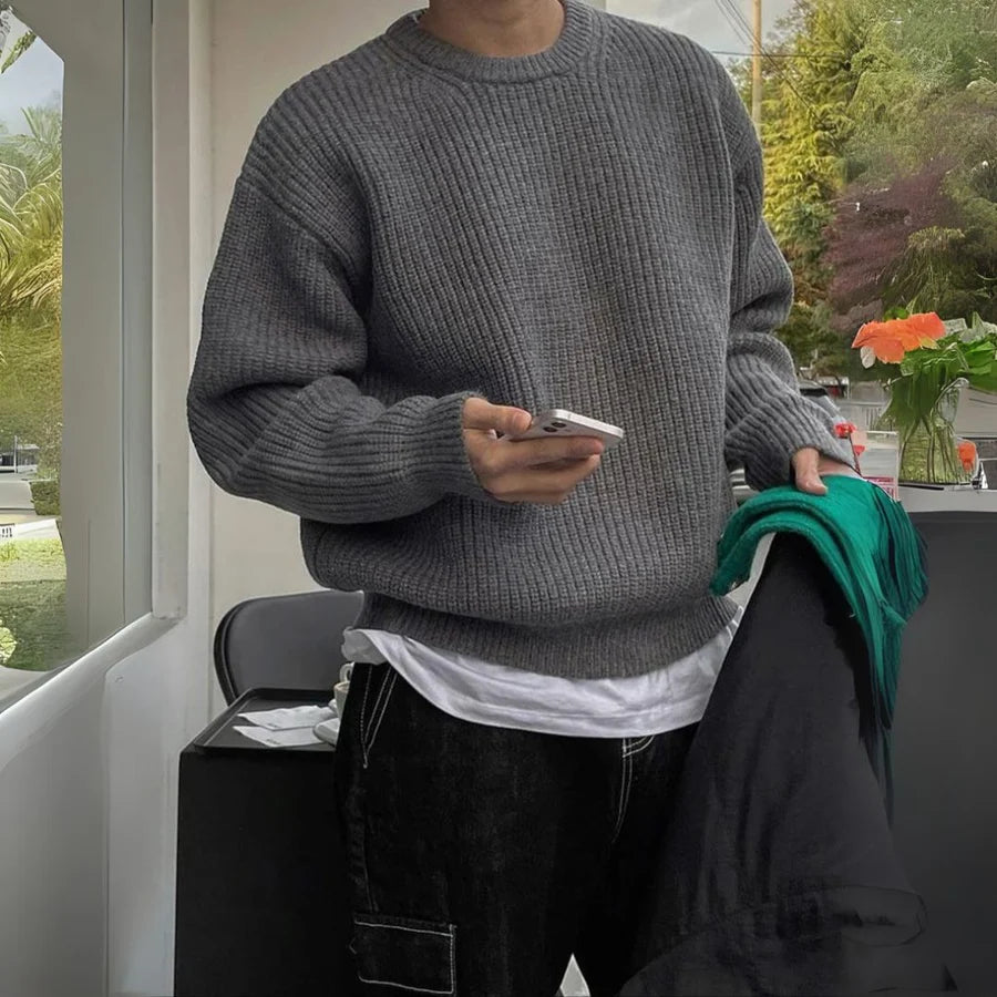 HERITAGE KNIT CREWNECK SWEATER